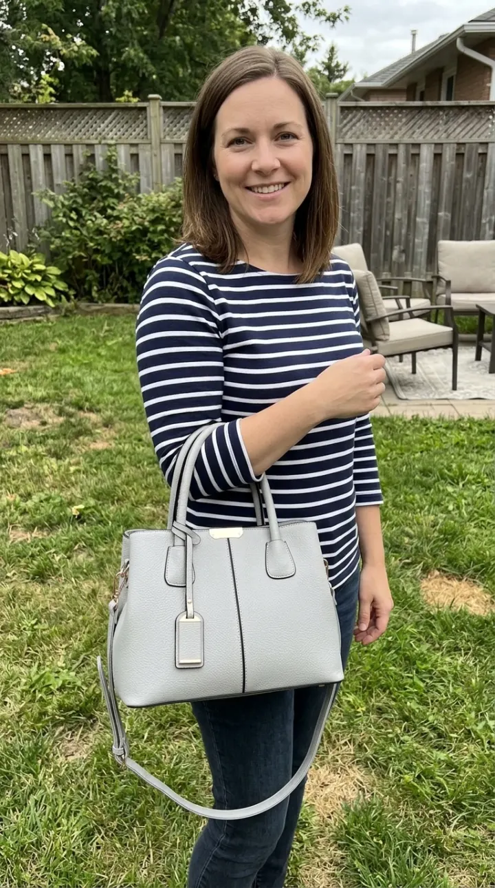 Un sac Maison Romy porté au quotidien