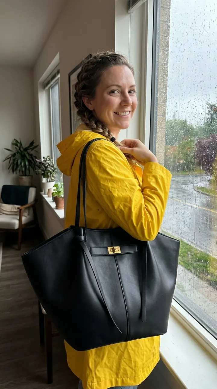 Un sac Maison Romy porté au quotidien
