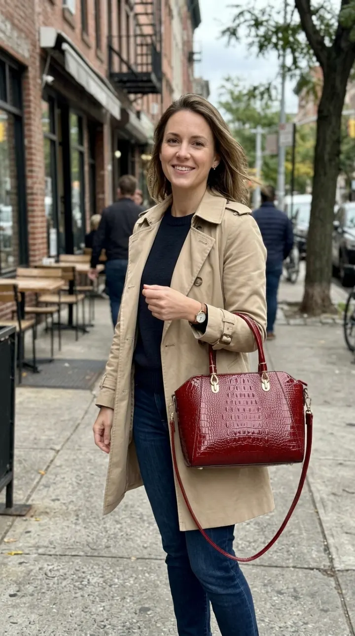 Un sac Maison Romy porté au quotidien