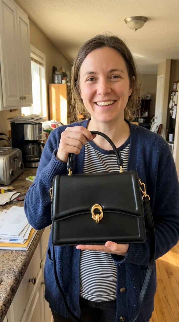 Un sac Maison Romy porté au quotidien